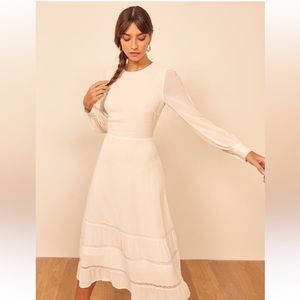 Reformation Valerie Dresa, White Size 8